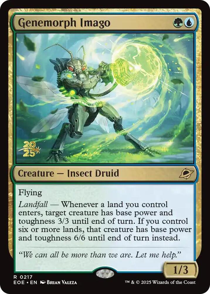 Genemorph Imago 217 (Prerelease Cards)  - Foil | Good Games Adelaide SA
