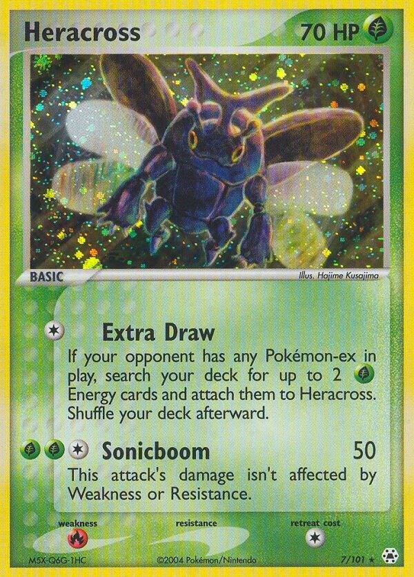 Heracross 7/101 (Hidden Legends)  - Reverse Holofoil | Good Games Adelaide SA