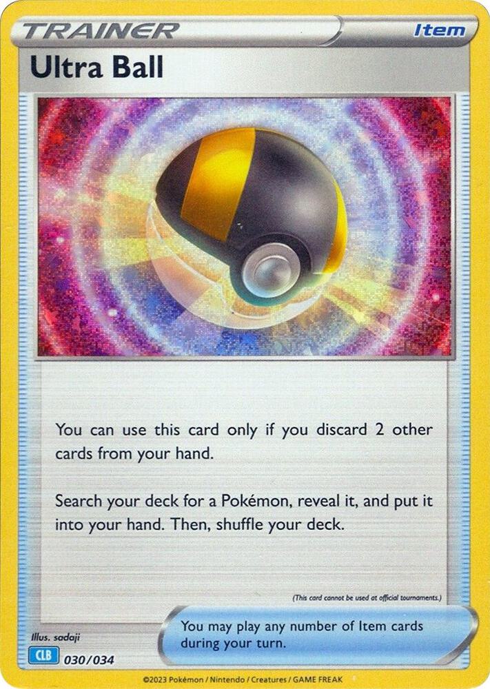 Ultra Ball CLB 030/034 (Trading Card Game Classic)  - Holofoil | Good Games Adelaide SA