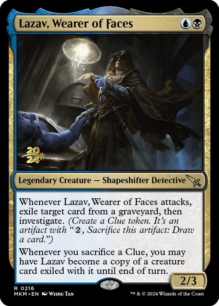 Lazav Wearer of Faces 216 (Prerelease Cards)  - Foil | Good Games Adelaide SA