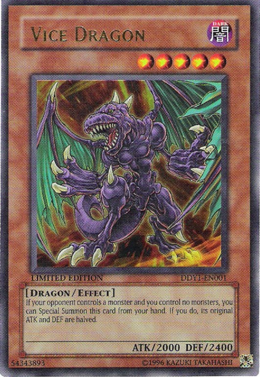 Vice Dragon (Promo) [DDY1-EN001] Ultra Rare | Good Games Adelaide SA