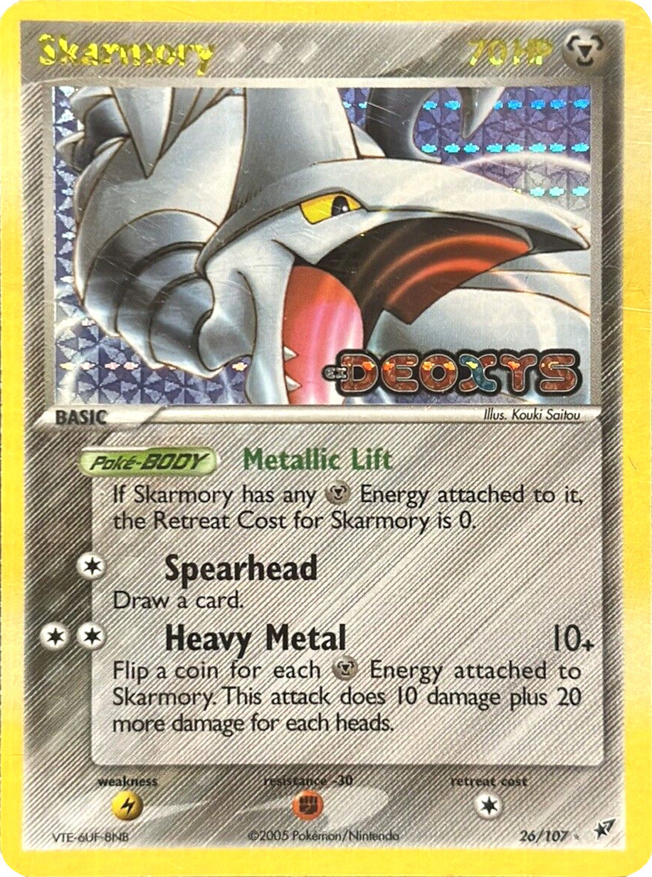 Skarmory (26/107) (Stamped) [EX: Deoxys] | Good Games Adelaide SA
