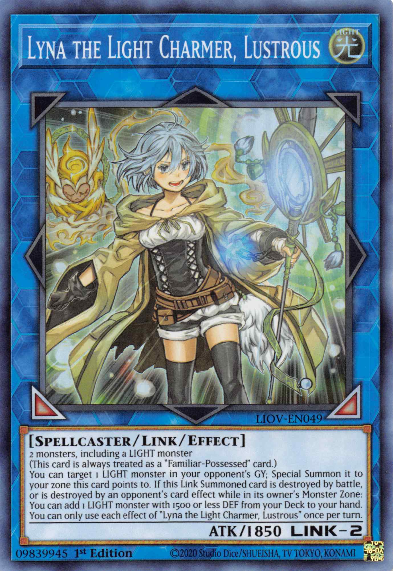 Lyna the Light Charmer, Lustrous [LIOV-EN049] Starlight Rare | Good Games Adelaide SA
