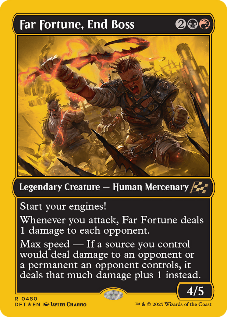 Far fortune, End Boss (First-Place Foil) [Aetherdrift] | Good Games Adelaide SA