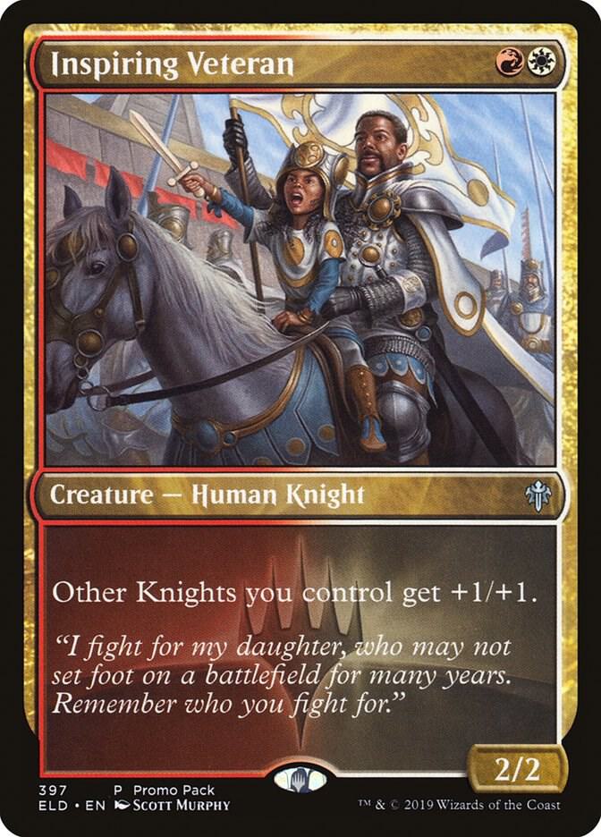 Inspiring Veteran 397 (Promo Pack: Throne of Eldraine)  | Good Games Adelaide SA