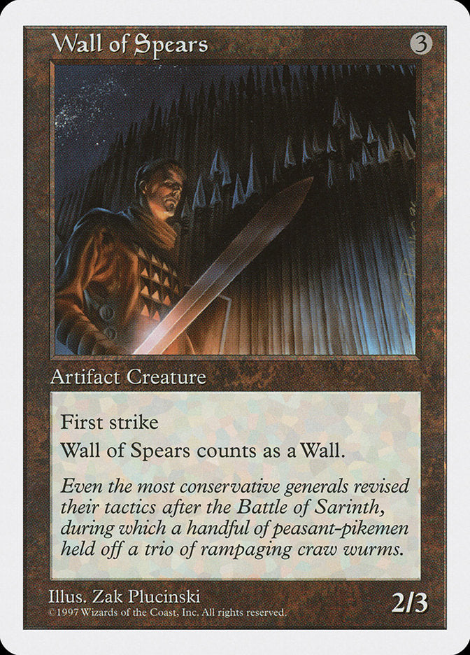 Wall of Spears [Fifth Edition] | Good Games Adelaide SA