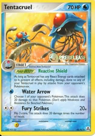Tentacruel (45/92) (Prerelease Promo) [Nintendo: Black Star Promos] | Good Games Adelaide SA