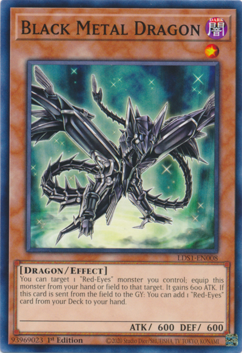 Black Metal Dragon [LDS1-EN008] Common | Good Games Adelaide SA
