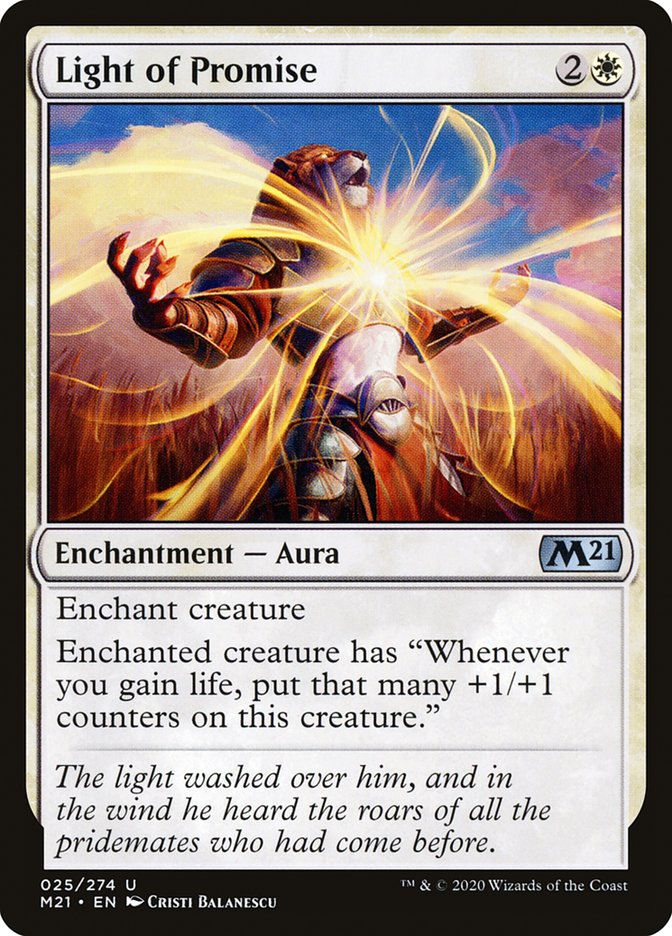 Light of Promise [Core Set 2021] | Good Games Adelaide SA