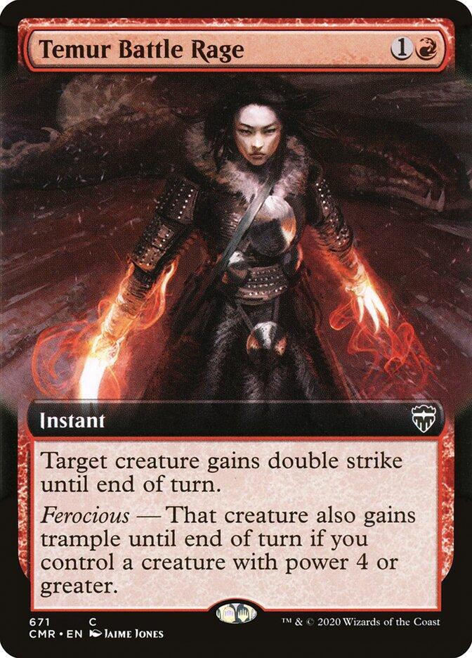 Temur Battle Rage 671 (Commander Legends)  - Extended Art | Good Games Adelaide SA