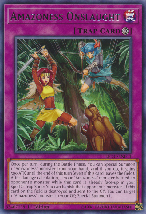 Amazoness Onslaught [LEDU-EN011] Rare | Good Games Adelaide SA