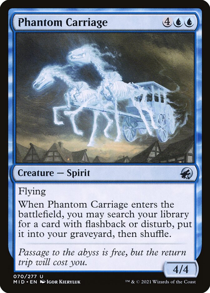 Phantom Carriage 70 (Innistrad: Midnight Hunt)  | Good Games Adelaide SA