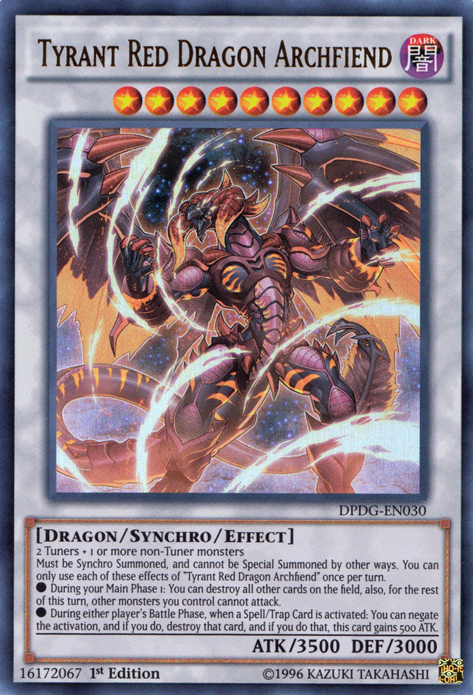 Tyrant Red Dragon Archfiend [DPDG-EN030] Ultra Rare | Good Games Adelaide SA