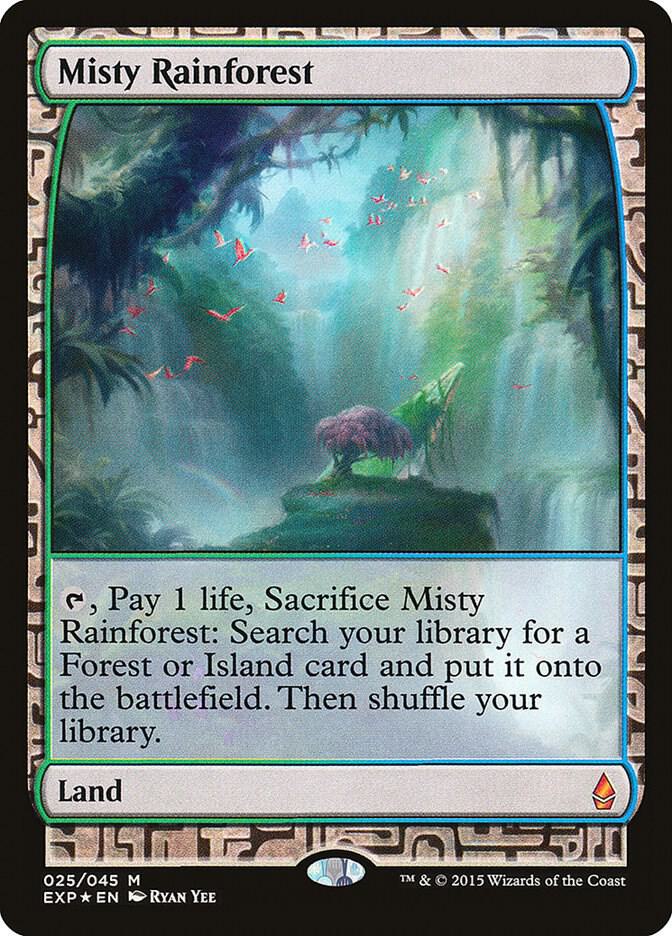 Misty Rainforest 25 (Zendikar Expeditions)  - Foil | Good Games Adelaide SA
