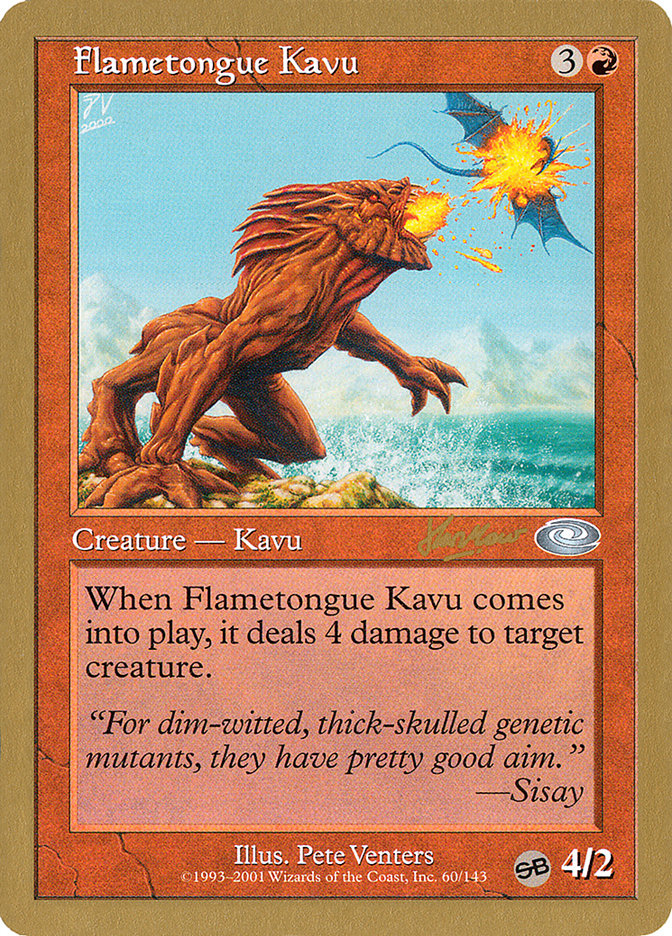 Flametongue Kavu (Sim Han How) (SB) [World Championship Decks 2002] | Good Games Adelaide SA