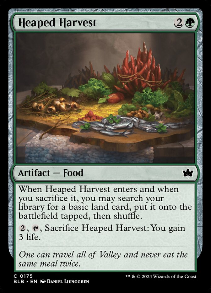 Heaped Harvest 175 (Bloomburrow)  - Foil | Good Games Adelaide SA