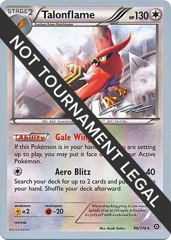 Talonflame 2016 Cody Walinski 96/114 (World Championship Decks)  | Good Games Adelaide SA
