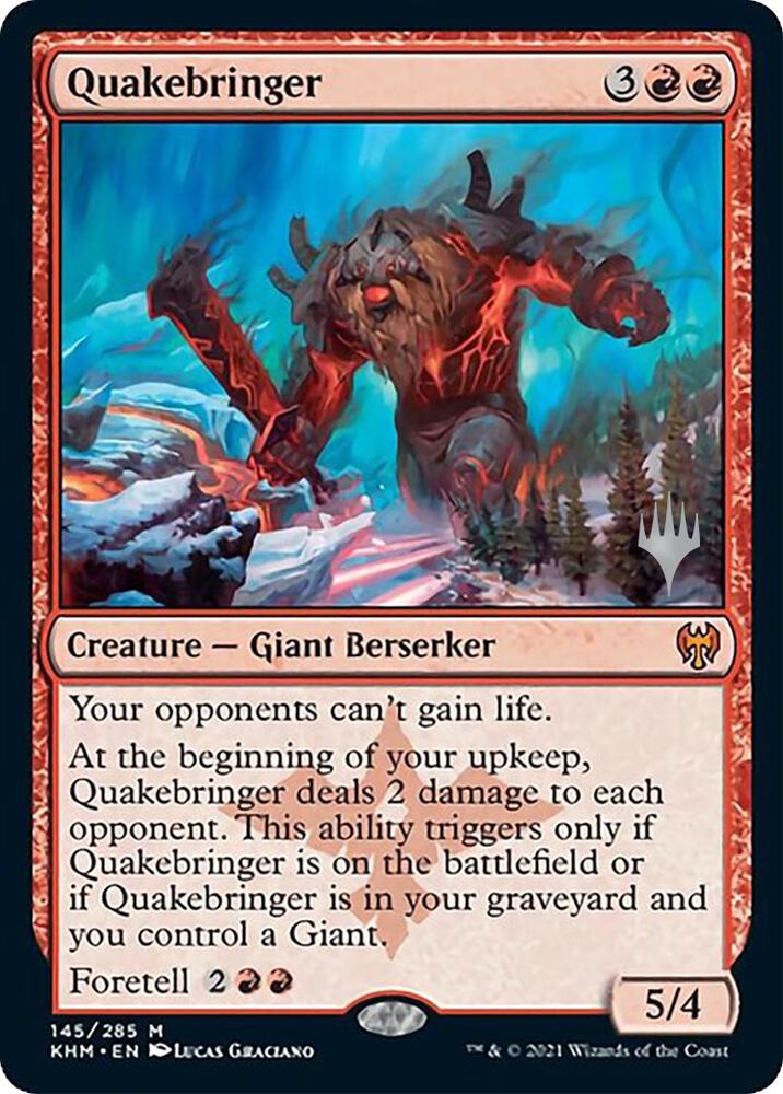 Quakebringer 145 (Promo Pack: Kaldheim)  | Good Games Adelaide SA