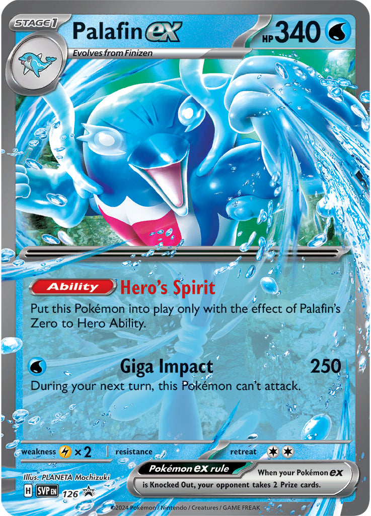 Palafin ex (126) (Jumbo Card) [Scarlet & Violet: Black Star Promos] | Good Games Adelaide SA