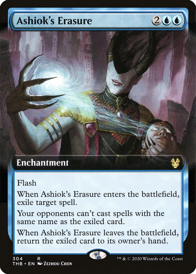 Ashiok's Erasure (Extended Art) [Theros Beyond Death] | Good Games Adelaide SA