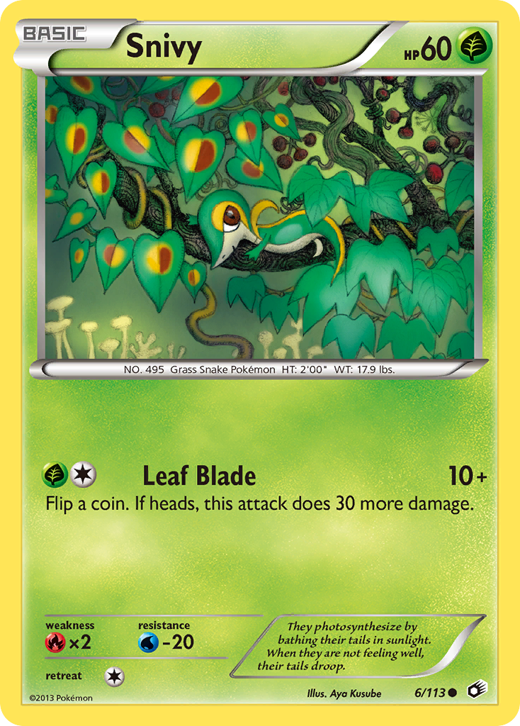 Snivy (6/113) [Black & White: Legendary Treasures] | Good Games Adelaide SA