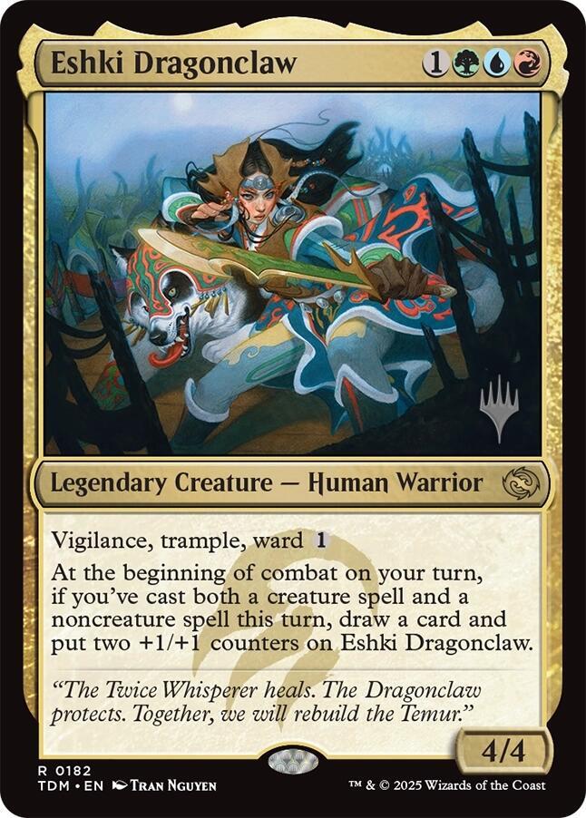 Eshki Dragonclaw 182 (Promo Pack: Tarkir: Dragonstorm)  | Good Games Adelaide SA
