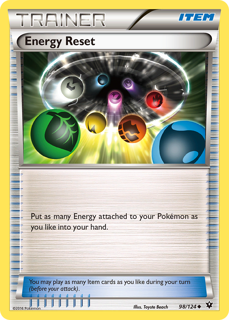 Energy Reset (98/124) [XY: Fates Collide] | Good Games Adelaide SA