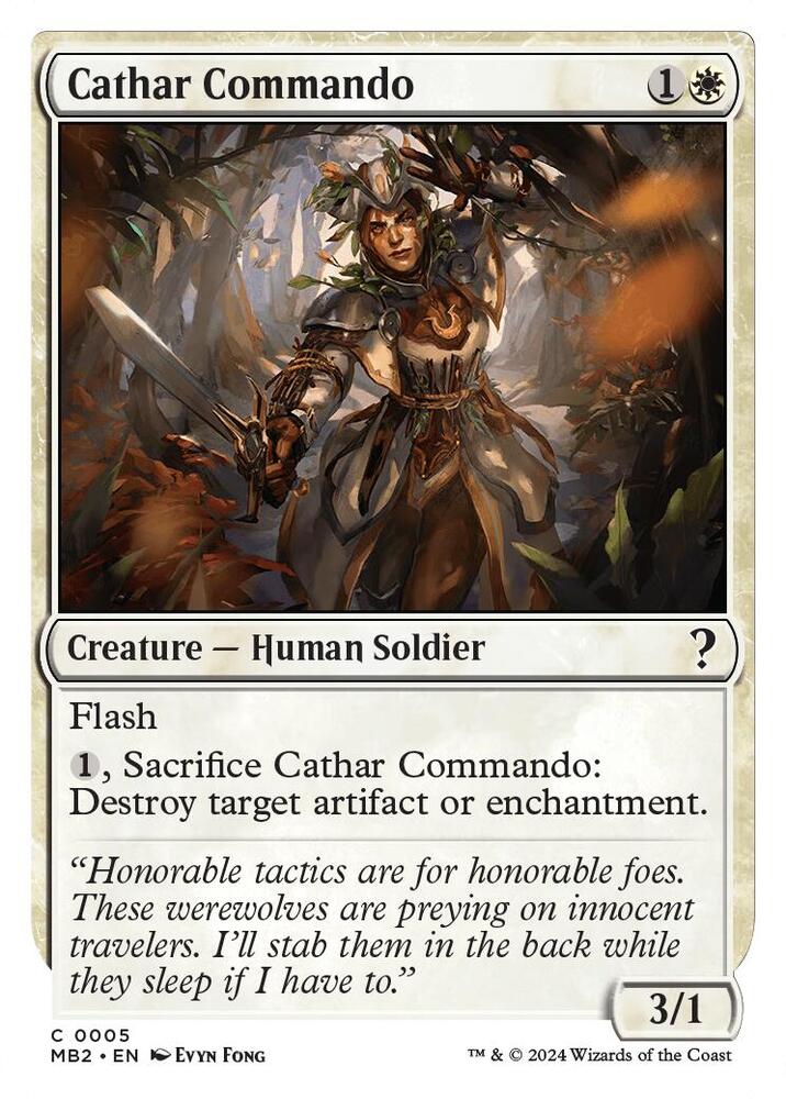 Cathar Commando 5 (Mystery Booster 2)  | Good Games Adelaide SA