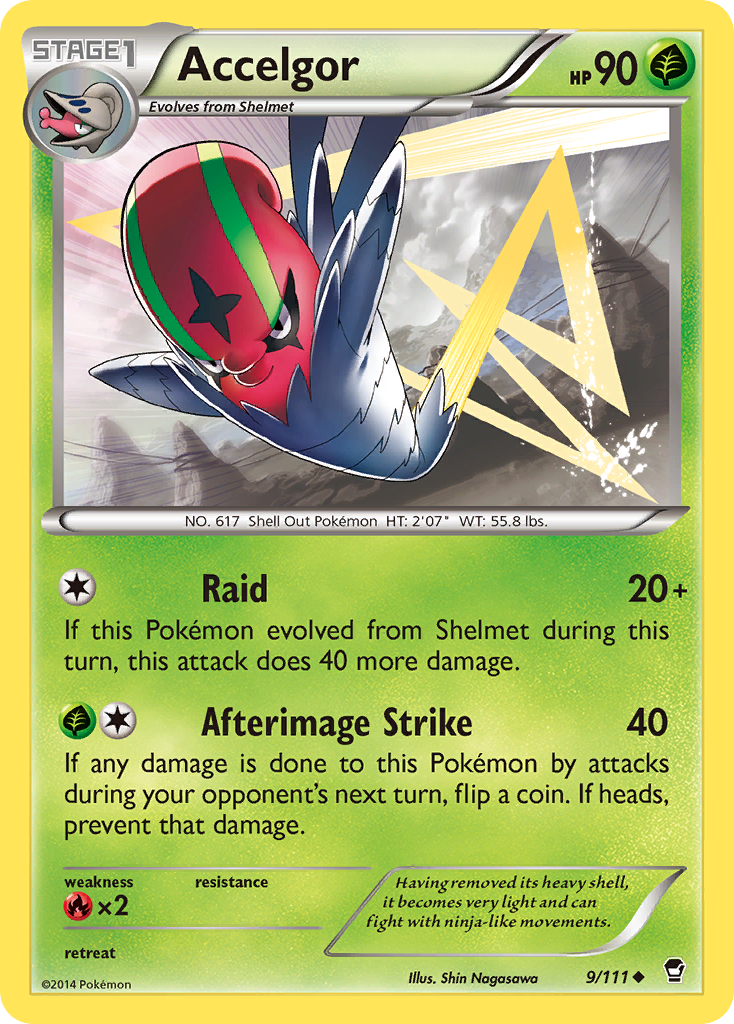 Accelgor (9/111) [XY: Furious Fists] | Good Games Adelaide SA