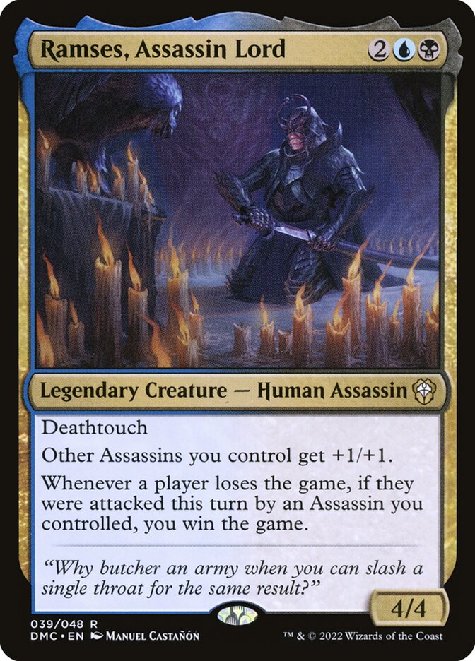 Ramses, Assassin Lord 39 (Commander: Dominaria United)  | Good Games Adelaide SA