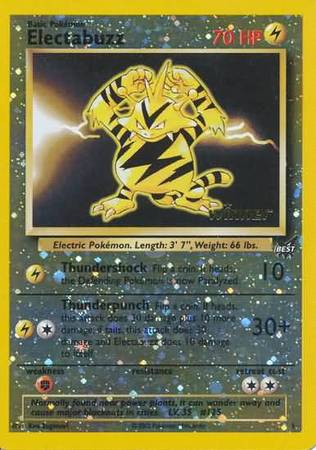 Electabuzz (1) (Winner) [Best of Promos] | Good Games Adelaide SA