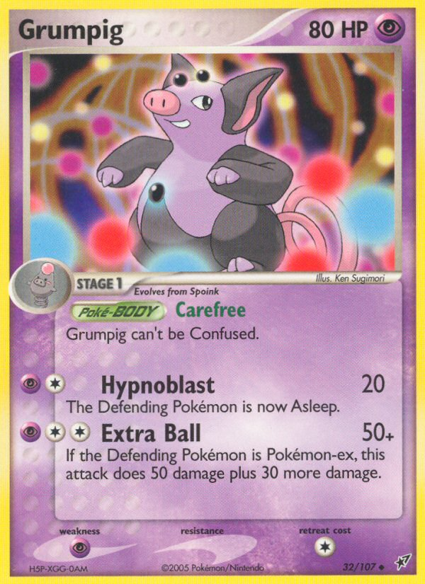 Grumpig (32/107) [EX: Deoxys] | Good Games Adelaide SA