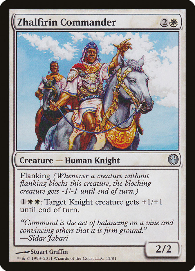 Zhalfirin Commander [Duel Decks: Knights vs. Dragons] | Good Games Adelaide SA