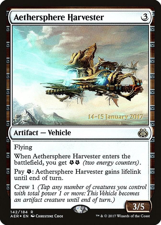 Aethersphere Harvester 142 (Prerelease Cards)  - PreRelease Foil | Good Games Adelaide SA