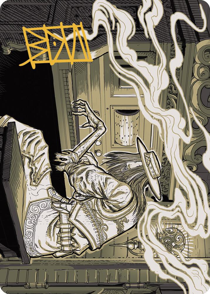 Vanishing Verse Art Card Gold Stamped Signature 48 (Art Series: Outlaws of Thunder Junction)  | Good Games Adelaide SA