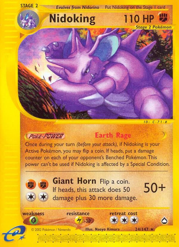Nidoking 24 024/147 (Aquapolis)  | Good Games Adelaide SA