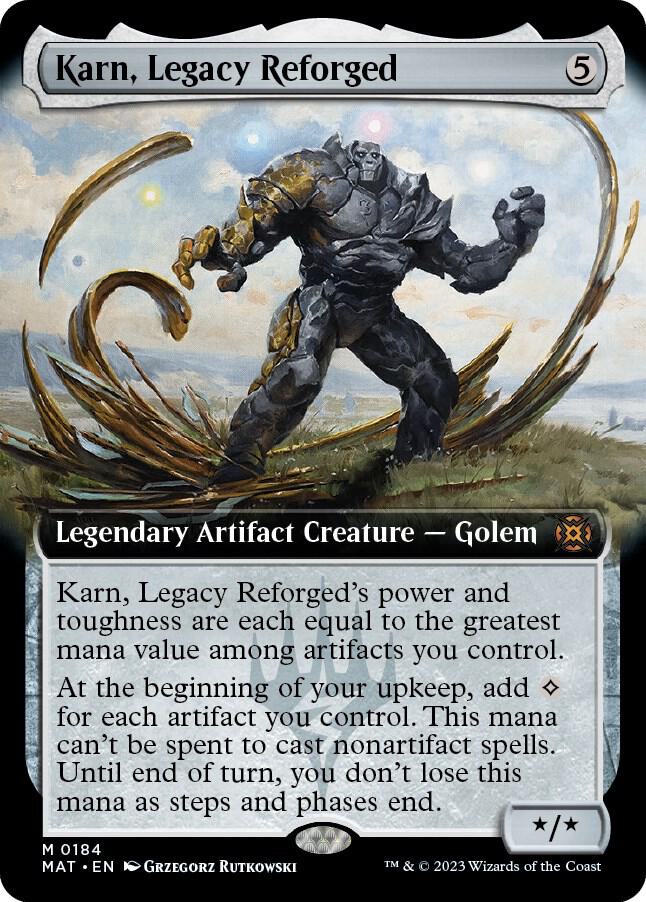 Karn, Legacy Reforged 184/50 (March of the Machine: The Aftermath)  - Extended Art Foil | Good Games Adelaide SA