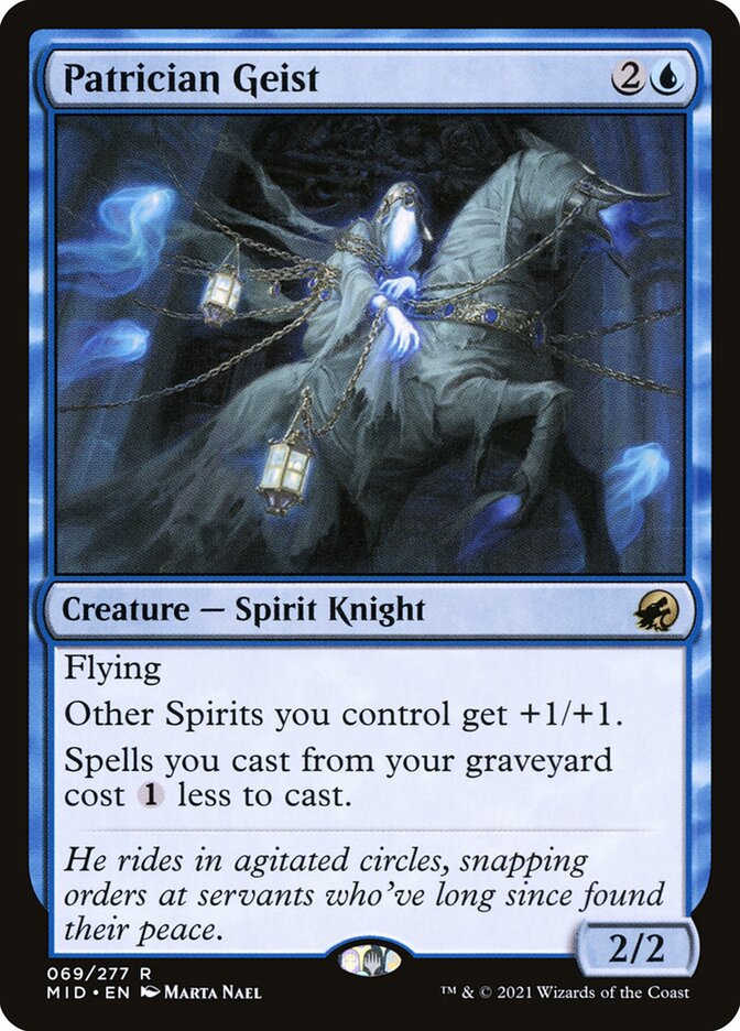 Patrician Geist 69 (Innistrad: Midnight Hunt)  | Good Games Adelaide SA
