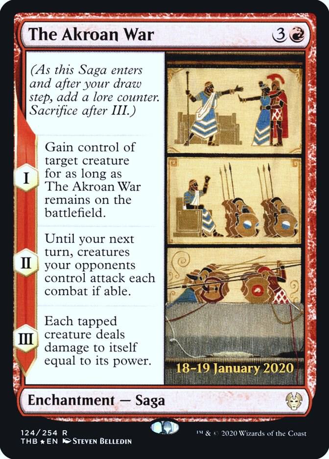 The Akroan War 124 (Prerelease Cards)  - Foil | Good Games Adelaide SA