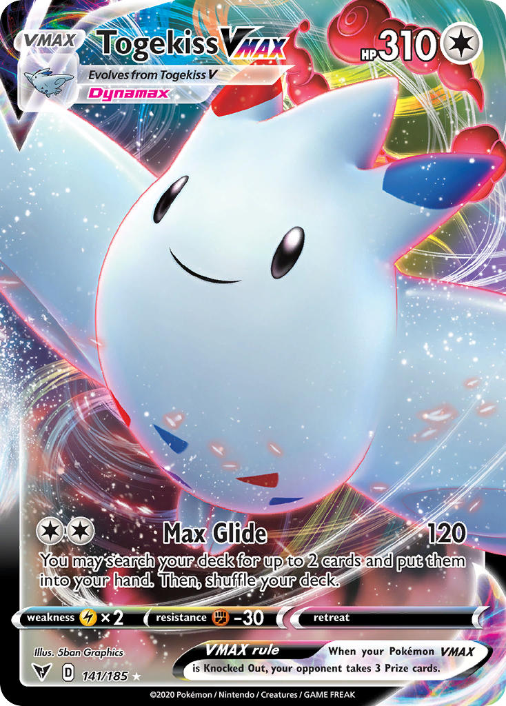 Togekiss VMAX (141/185) [Sword & Shield: Vivid Voltage] | Good Games Adelaide SA