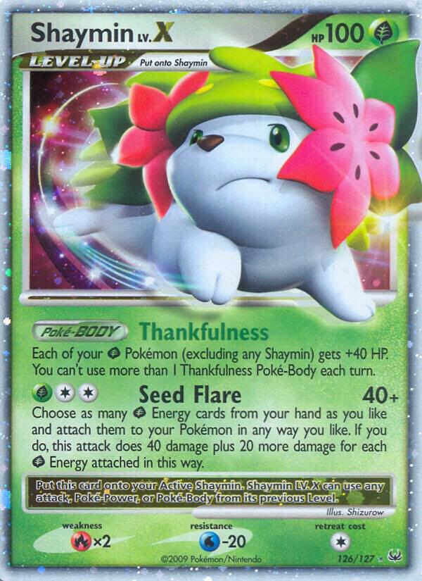 Shaymin LvX Land Forme 126/127 (Platinum)  - Holofoil | Good Games Adelaide SA