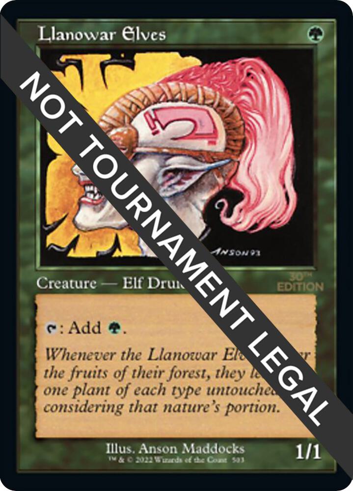 Llanowar Elves Retro Frame 503 (30th Anniversary Edition)  | Good Games Adelaide SA