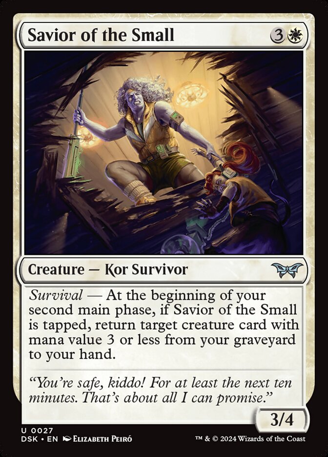 Savior of the Small 27 (Duskmourn: House of Horror)  - Foil | Good Games Adelaide SA