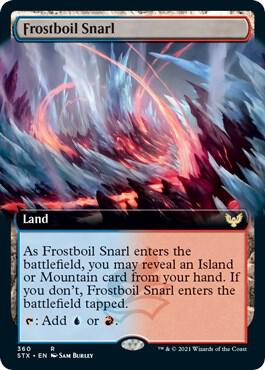 Frostboil Snarl Extended Art 360 (Strixhaven: School of Mages)  - Foil | Good Games Adelaide SA