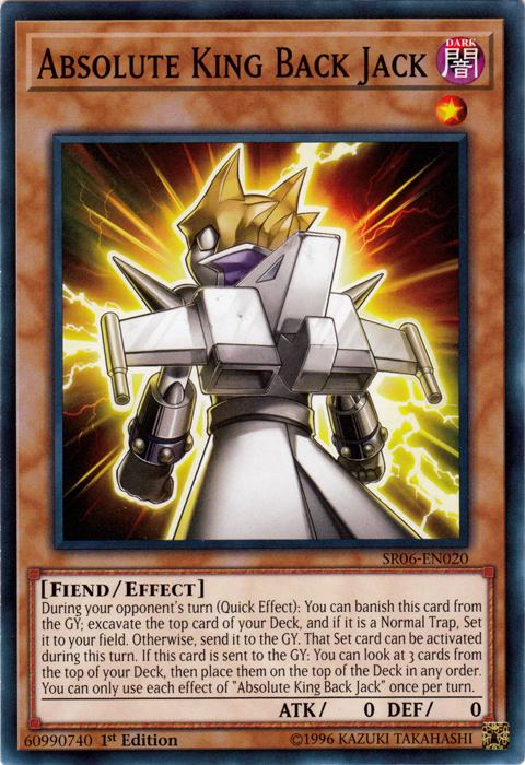 Absolute King Back Jack [SR06-EN020] Common | Good Games Adelaide SA