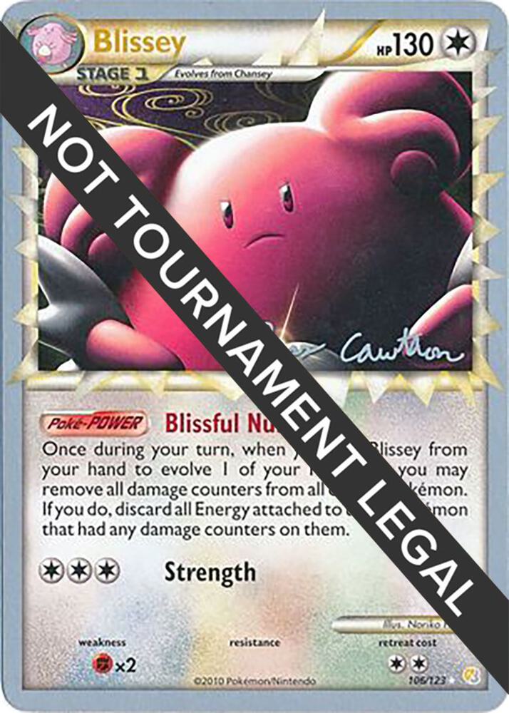 Blissey 2011 Ross Cawthon 106/123 (World Championship Decks)  | Good Games Adelaide SA