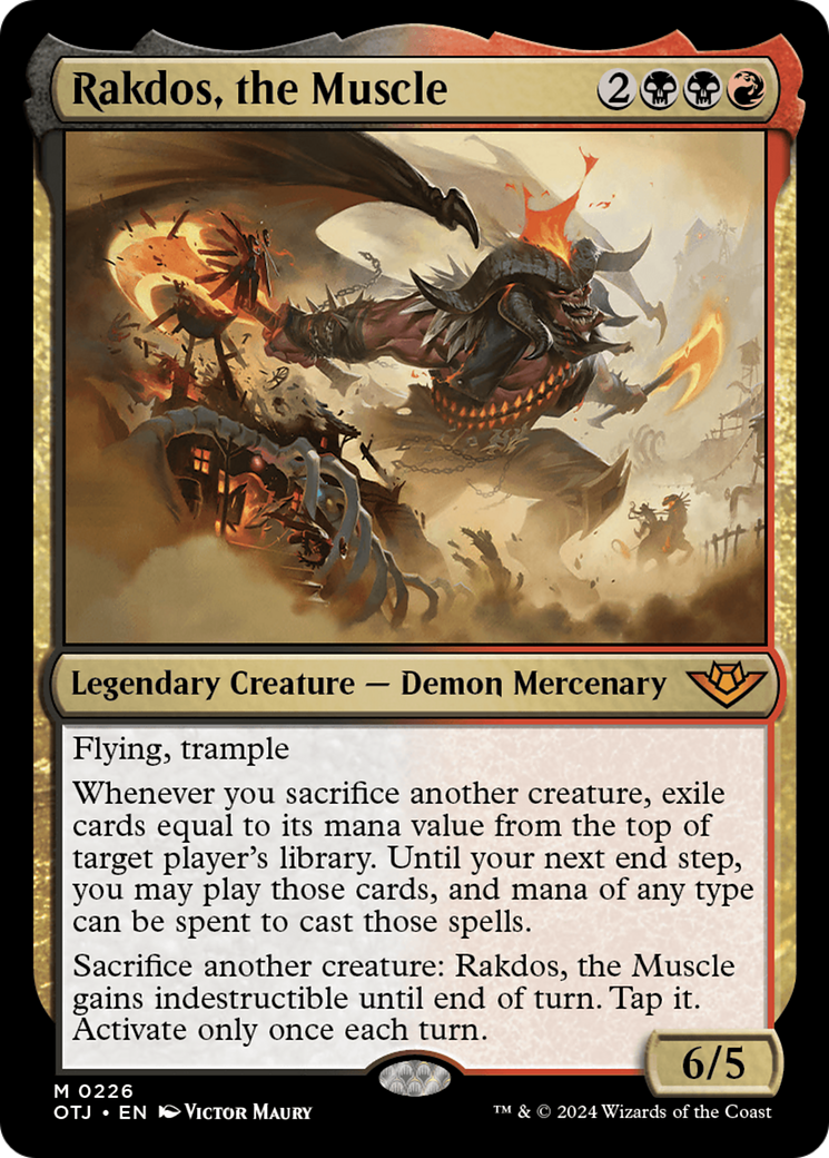 Rakdos, the Muscle [Outlaws of Thunder Junction] | Good Games Adelaide SA