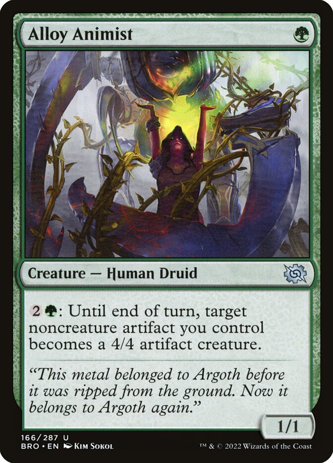 Alloy Animist 166 (The Brothers' War)  - Foil | Good Games Adelaide SA