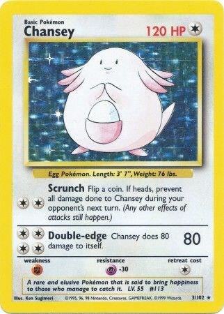 Chansey 003/102 (Base Set)  - Holofoil | Good Games Adelaide SA