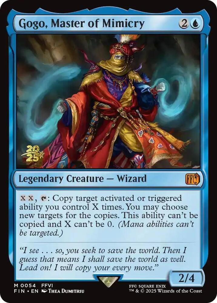 Gogo Master of Mimicry 54 (Prerelease Cards)  - Foil | Good Games Adelaide SA
